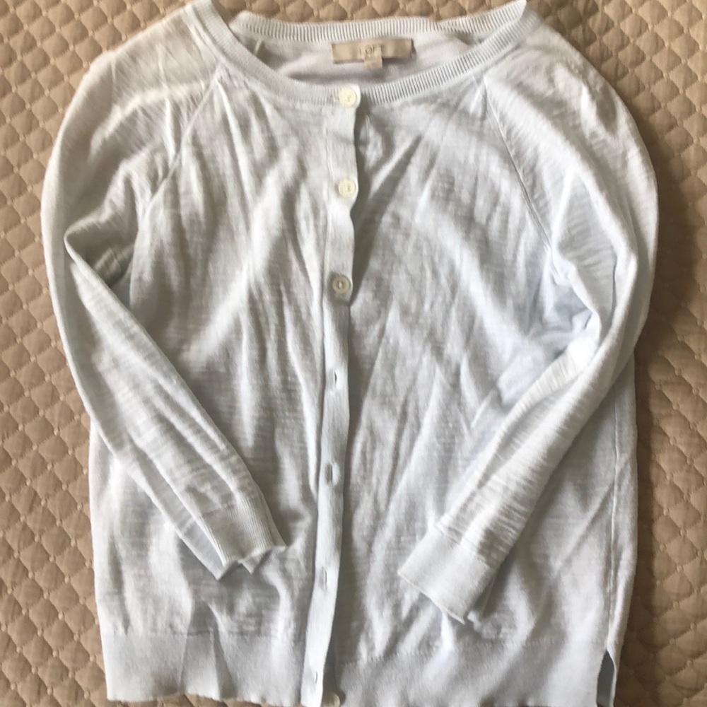 Loft White Sweater